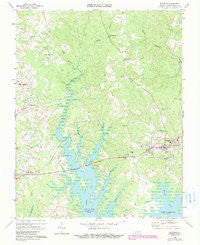 Boydton Virginia Historical topographic map, 1:24000 scale, 7.5 X 7.5 Minute, Year 1968