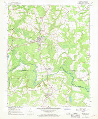 Boykins Virginia Historical topographic map, 1:24000 scale, 7.5 X 7.5 Minute, Year 1966
