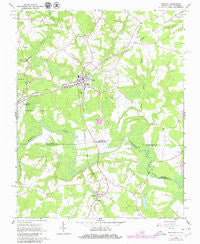 Boykins Virginia Historical topographic map, 1:24000 scale, 7.5 X 7.5 Minute, Year 1966