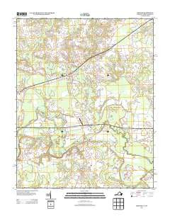 Boykins Virginia Historical topographic map, 1:24000 scale, 7.5 X 7.5 Minute, Year 2013