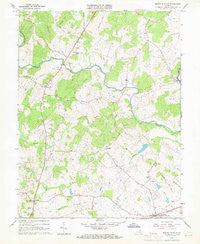 Brandy Station Virginia Historical topographic map, 1:24000 scale, 7.5 X 7.5 Minute, Year 1966