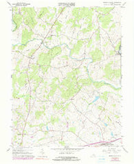 Brandy Station Virginia Historical topographic map, 1:24000 scale, 7.5 X 7.5 Minute, Year 1966