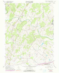 Brandy Station Virginia Historical topographic map, 1:24000 scale, 7.5 X 7.5 Minute, Year 1966
