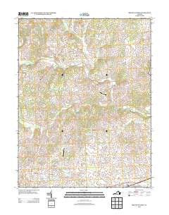 Brandy Station Virginia Historical topographic map, 1:24000 scale, 7.5 X 7.5 Minute, Year 2013