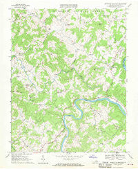 Brierpatch Mountain Virginia Historical topographic map, 1:24000 scale, 7.5 X 7.5 Minute, Year 1967