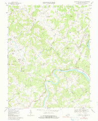 Brierpatch Mountain Virginia Historical topographic map, 1:24000 scale, 7.5 X 7.5 Minute, Year 1967