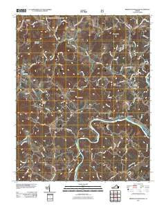 Brierpatch Mountain Virginia Historical topographic map, 1:24000 scale, 7.5 X 7.5 Minute, Year 2011