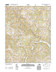 Brierpatch Mountain Virginia Historical topographic map, 1:24000 scale, 7.5 X 7.5 Minute, Year 2013