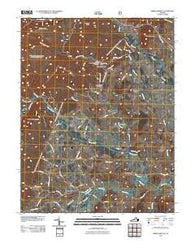 Briery Branch Virginia Historical topographic map, 1:24000 scale, 7.5 X 7.5 Minute, Year 2011