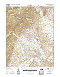 Briery Branch Virginia Historical topographic map, 1:24000 scale, 7.5 X 7.5 Minute, Year 2013
