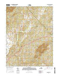 Brightwood Virginia Current topographic map, 1:24000 scale, 7.5 X 7.5 Minute, Year 2016