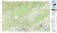 Bristol Virginia Historical topographic map, 1:100000 scale, 30 X 60 Minute, Year 1981