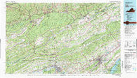 Bristol Virginia Historical topographic map, 1:100000 scale, 30 X 60 Minute, Year 1981