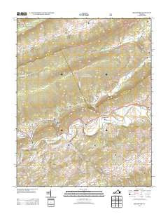 Broadford Virginia Historical topographic map, 1:24000 scale, 7.5 X 7.5 Minute, Year 2013