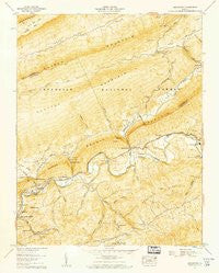Broadford Virginia Historical topographic map, 1:24000 scale, 7.5 X 7.5 Minute, Year 1958