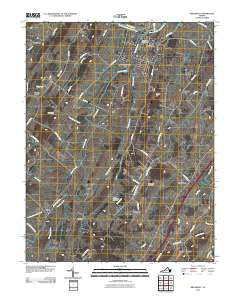 Broadway Virginia Historical topographic map, 1:24000 scale, 7.5 X 7.5 Minute, Year 2010