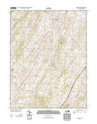 Broadway Virginia Historical topographic map, 1:24000 scale, 7.5 X 7.5 Minute, Year 2013