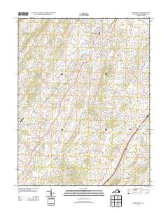 Broadway Virginia Historical topographic map, 1:24000 scale, 7.5 X 7.5 Minute, Year 2013