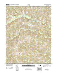 Brokenburg Virginia Historical topographic map, 1:24000 scale, 7.5 X 7.5 Minute, Year 2013