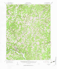 Brookneal Virginia Historical topographic map, 1:62500 scale, 15 X 15 Minute, Year 1956