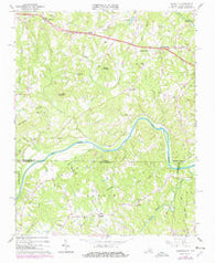 Brosville Virginia Historical topographic map, 1:24000 scale, 7.5 X 7.5 Minute, Year 1965
