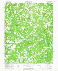 Brosville Virginia Historical topographic map, 1:24000 scale, 7.5 X 7.5 Minute, Year 1965