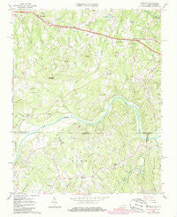 Brosville Virginia Historical topographic map, 1:24000 scale, 7.5 X 7.5 Minute, Year 1965