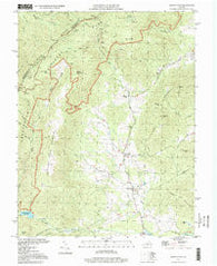 Browns Cove Virginia Historical topographic map, 1:24000 scale, 7.5 X 7.5 Minute, Year 1997