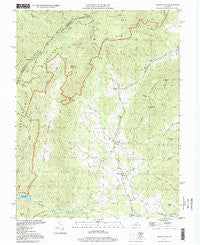 Browns Cove Virginia Historical topographic map, 1:24000 scale, 7.5 X 7.5 Minute, Year 1997