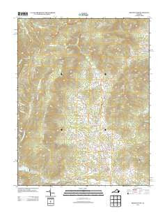 Browns Cove Virginia Historical topographic map, 1:24000 scale, 7.5 X 7.5 Minute, Year 2013