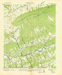 Brumley Virginia Historical topographic map, 1:24000 scale, 7.5 X 7.5 Minute, Year 1934