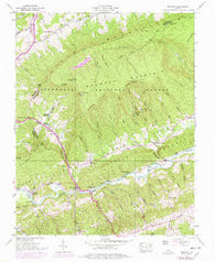 Brumley Virginia Historical topographic map, 1:24000 scale, 7.5 X 7.5 Minute, Year 1938