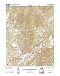 Buchanan Virginia Historical topographic map, 1:24000 scale, 7.5 X 7.5 Minute, Year 2013
