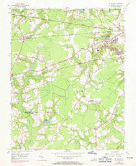 Buckhorn Virginia Historical topographic map, 1:24000 scale, 7.5 X 7.5 Minute, Year 1954
