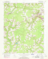 Buckhorn Virginia Historical topographic map, 1:24000 scale, 7.5 X 7.5 Minute, Year 1954