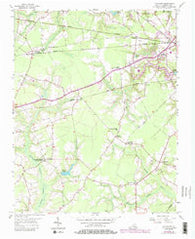 Buckhorn Virginia Historical topographic map, 1:24000 scale, 7.5 X 7.5 Minute, Year 1954