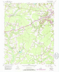 Buckhorn Virginia Historical topographic map, 1:24000 scale, 7.5 X 7.5 Minute, Year 1954