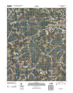 Buckhorn Virginia Historical topographic map, 1:24000 scale, 7.5 X 7.5 Minute, Year 2011