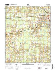 Buckhorn Virginia Current topographic map, 1:24000 scale, 7.5 X 7.5 Minute, Year 2016