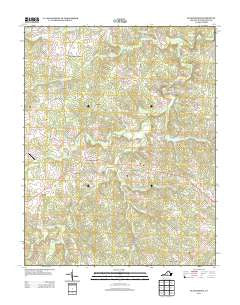 Buckingham Virginia Historical topographic map, 1:24000 scale, 7.5 X 7.5 Minute, Year 2013