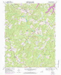 Buckner Virginia Historical topographic map, 1:24000 scale, 7.5 X 7.5 Minute, Year 1968