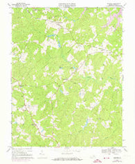 Buckner Virginia Historical topographic map, 1:24000 scale, 7.5 X 7.5 Minute, Year 1968