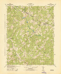 Buckner Virginia Historical topographic map, 1:31680 scale, 7.5 X 7.5 Minute, Year 1943