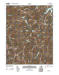 Buckner Virginia Historical topographic map, 1:24000 scale, 7.5 X 7.5 Minute, Year 2010
