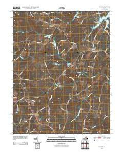 Buckner Virginia Historical topographic map, 1:24000 scale, 7.5 X 7.5 Minute, Year 2010