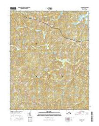 Buckner Virginia Current topographic map, 1:24000 scale, 7.5 X 7.5 Minute, Year 2016
