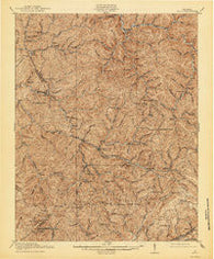 Bucu Virginia Historical topographic map, 1:62500 scale, 15 X 15 Minute, Year 1916