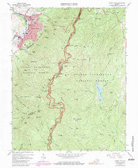 Buena Vista Virginia Historical topographic map, 1:24000 scale, 7.5 X 7.5 Minute, Year 1965