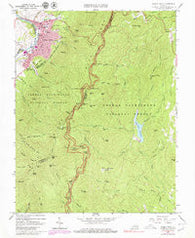 Buena Vista Virginia Historical topographic map, 1:24000 scale, 7.5 X 7.5 Minute, Year 1965