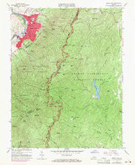 Buena Vista Virginia Historical topographic map, 1:24000 scale, 7.5 X 7.5 Minute, Year 1965